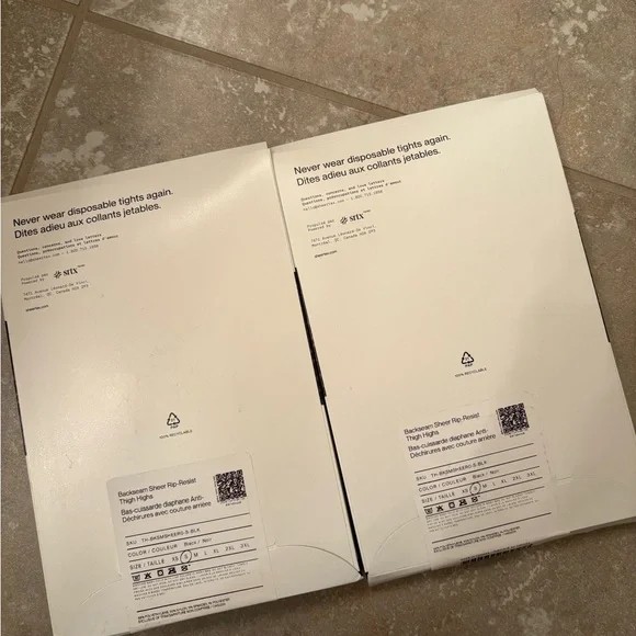 Sheertex Women's Black Sheer Tights - Picture 2 of 4